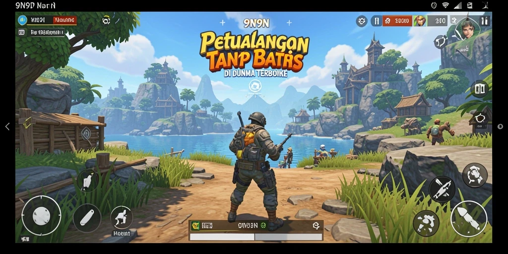 Tangkap pengalaman mendebarkan dalam gameplay Open World 9N9N.