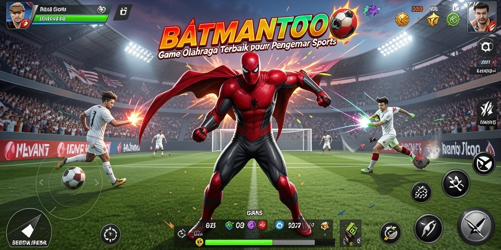 Tampilan gameplay menarik dari BATMANTOTO dengan aksi olahraga seru.