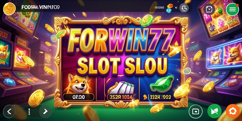 Tampilan gameplay seru dalam permainan Slot FORWIN77.