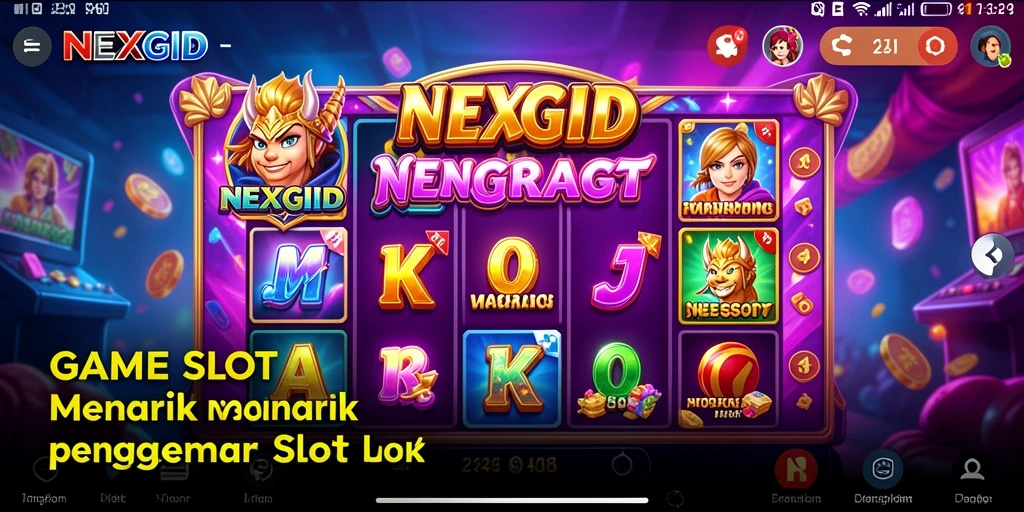 Tampilan gameplay Slot NEXGID dengan tampilan yang menarik.