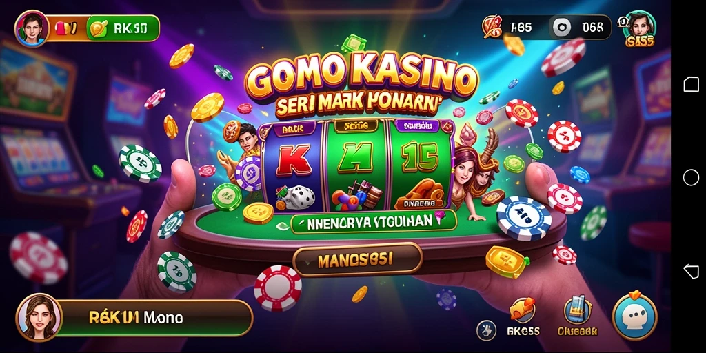 Screenshot RK55 menampilkan gameplay Kasino yang mendebarkan.