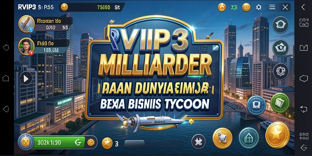 Tampilan gameplay RVIP3 menampilkan strategi manajerial yang menarik.